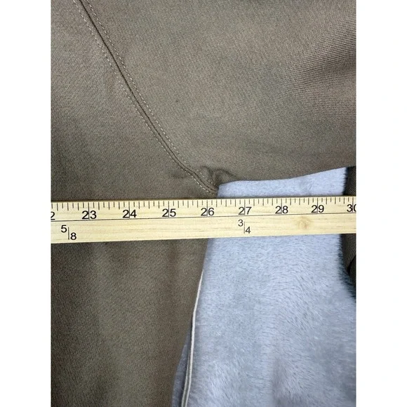 Essentials Fear Of God Hoodie 'Wood' Color Size Large Half-size Oversized NWT - Picture 9 of 14